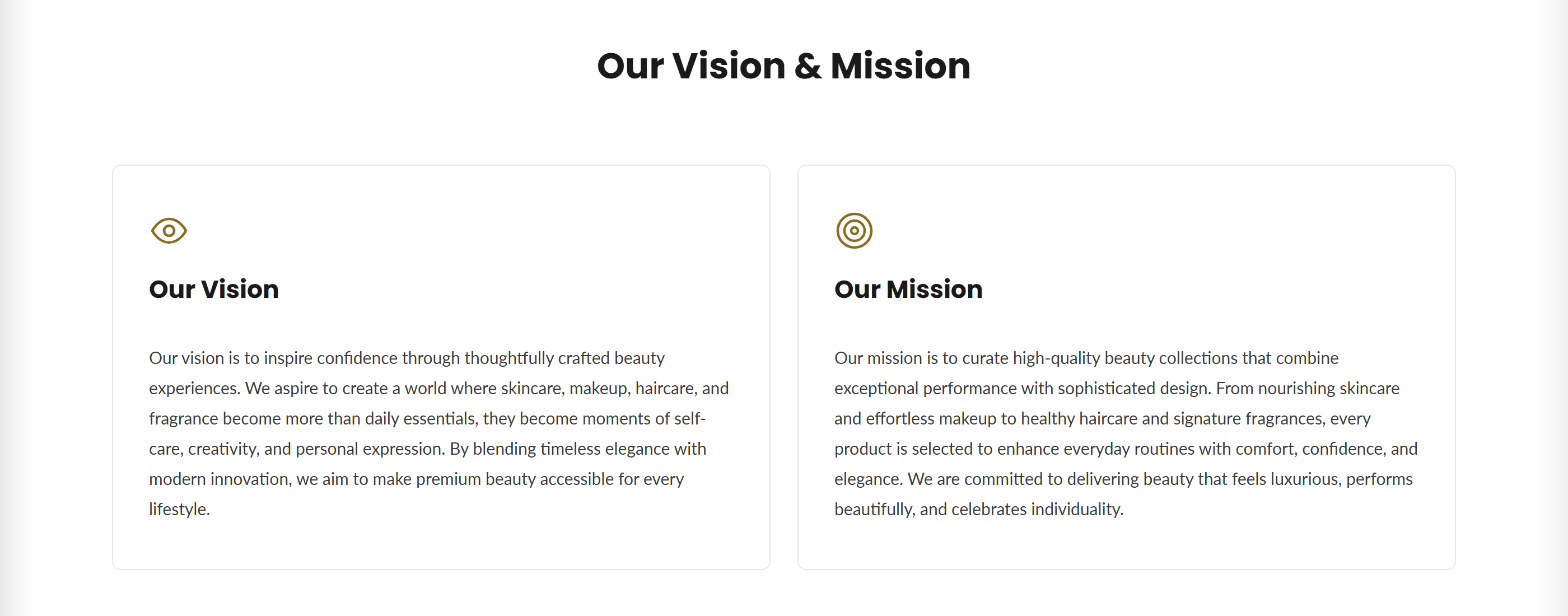 About - Vision/mission