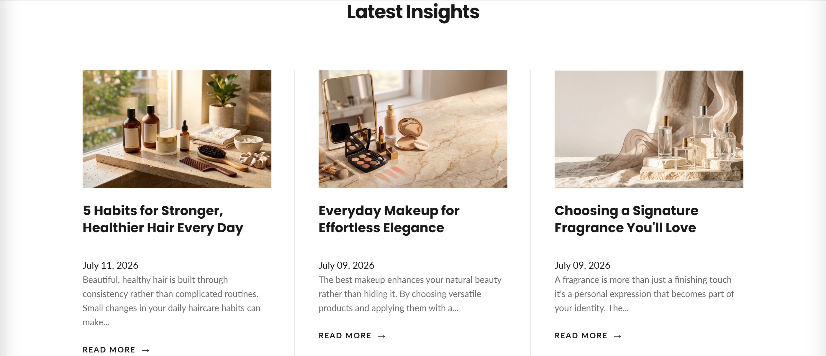 Premium blog grid