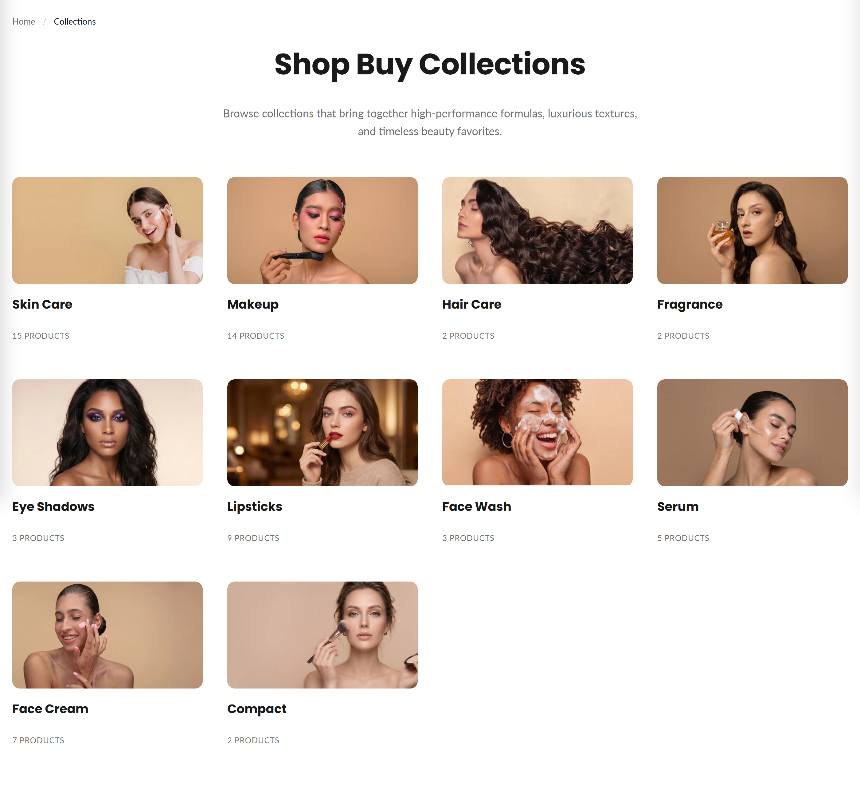 Collections list