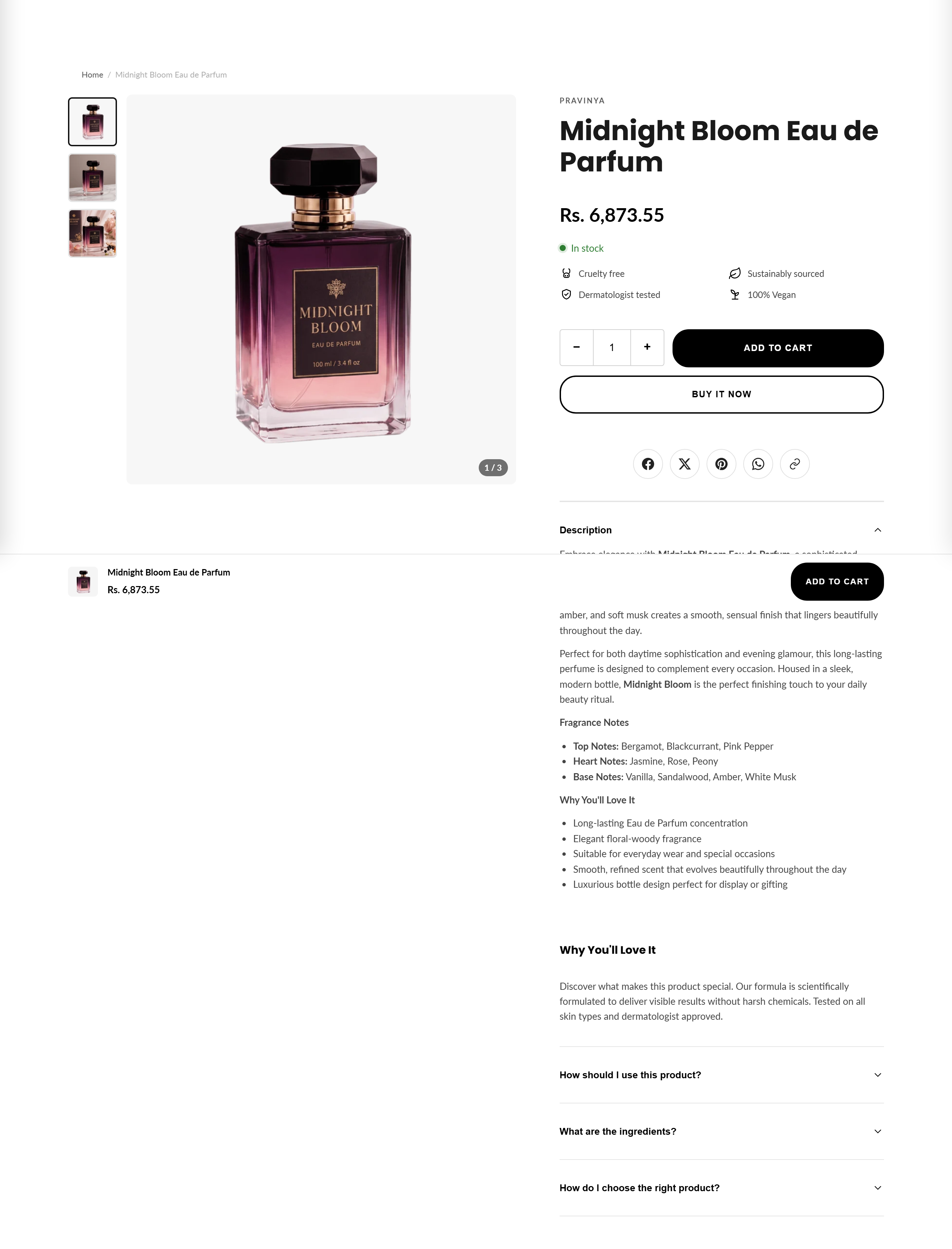 Product Main (product page)